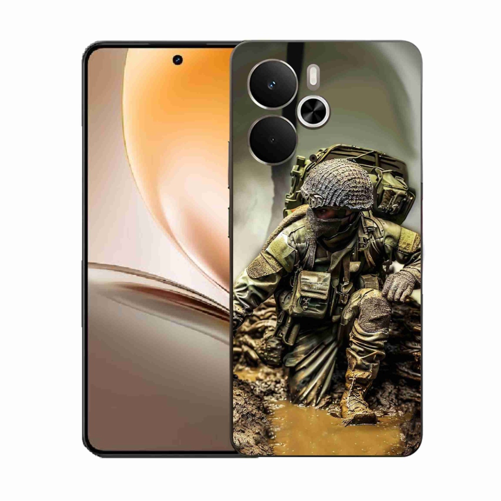 Gél borítás mmCase a Realme 14 5G/14T 5G készülékhez - katona