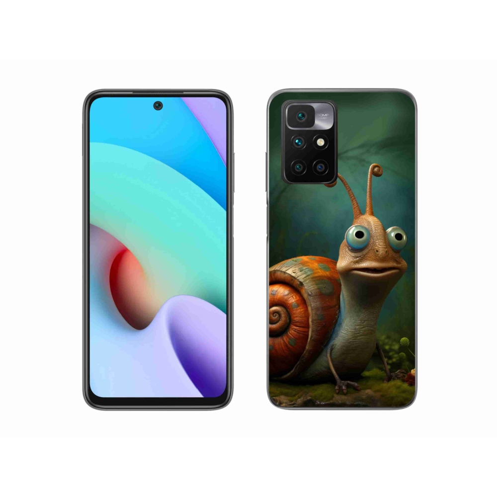 Zselés borítás mmCase a Xiaomi Redmi 10/Redmi 10 (2022) - csiga