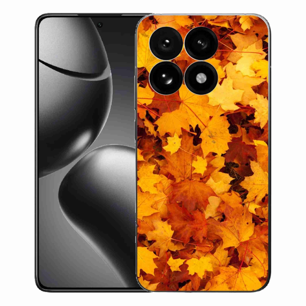 Gél borítás mmCase a Xiaomi 15T-hez - juharlevelek