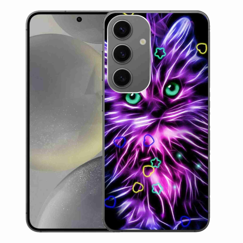 Zselés borítás mmCase Samsung Galaxy S24+ készülékhez - absztrakt macska