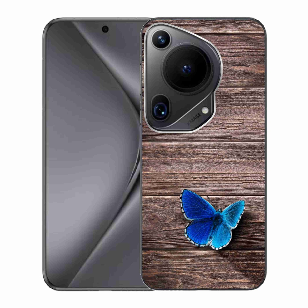 Zselés tok mmCase a Huawei Pura 70 Ultra készülékhez - kék pillangó 1