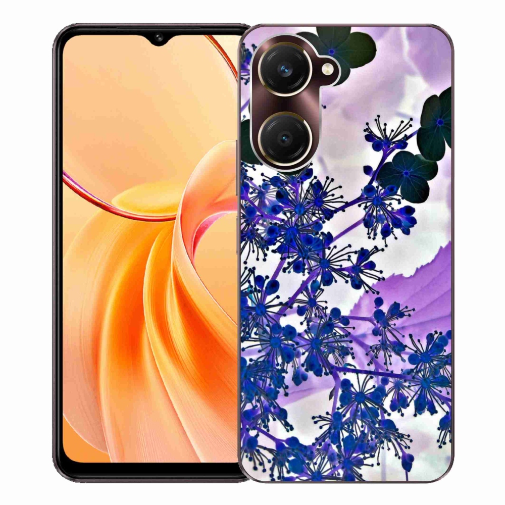 Gél borító mmCase a Vivo Y28s 5G-hez - hortenzia virág