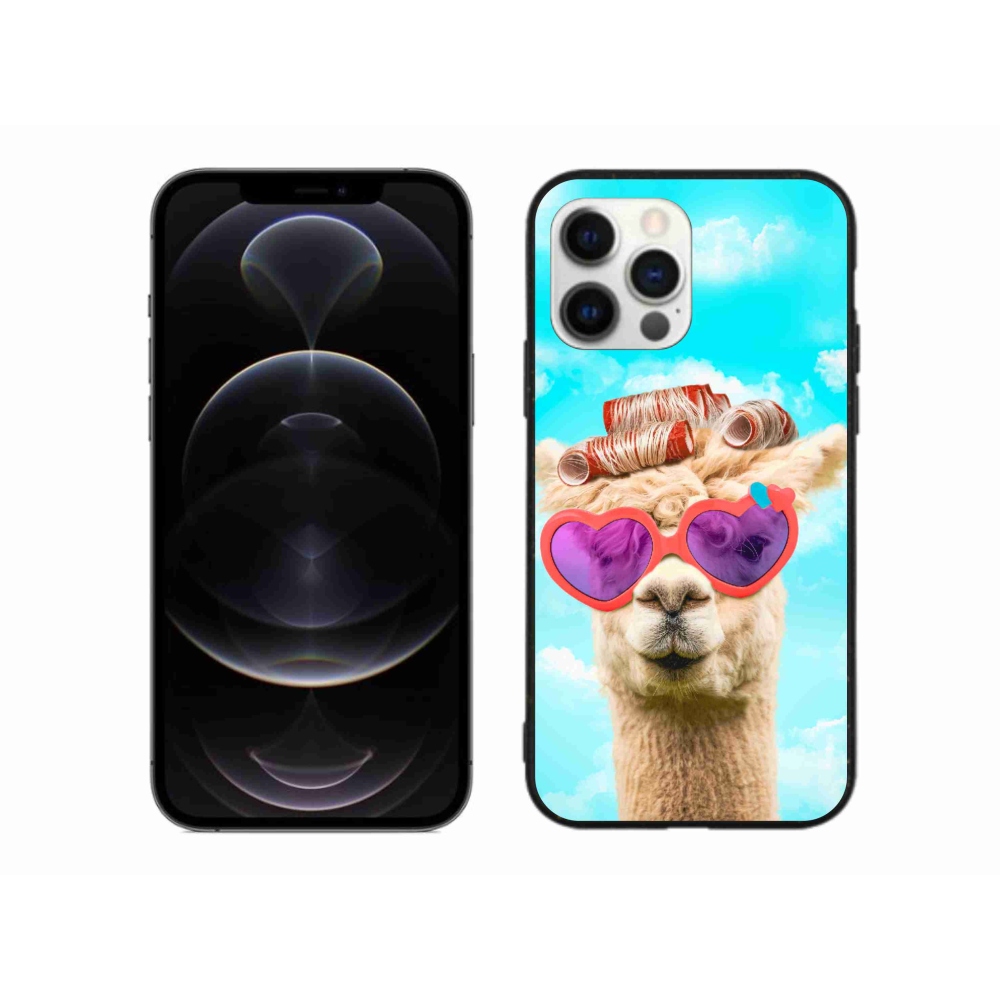 Zselés borítás mmCase iPhone 12 Pro Max készülékhez - szemüveges láma