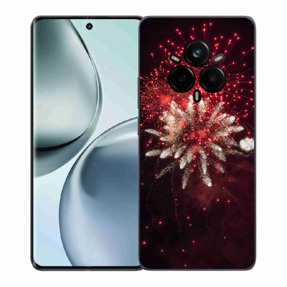 Gél borítás mmCase a Realme 14 Pro+ 5G számára - tűzijátékok