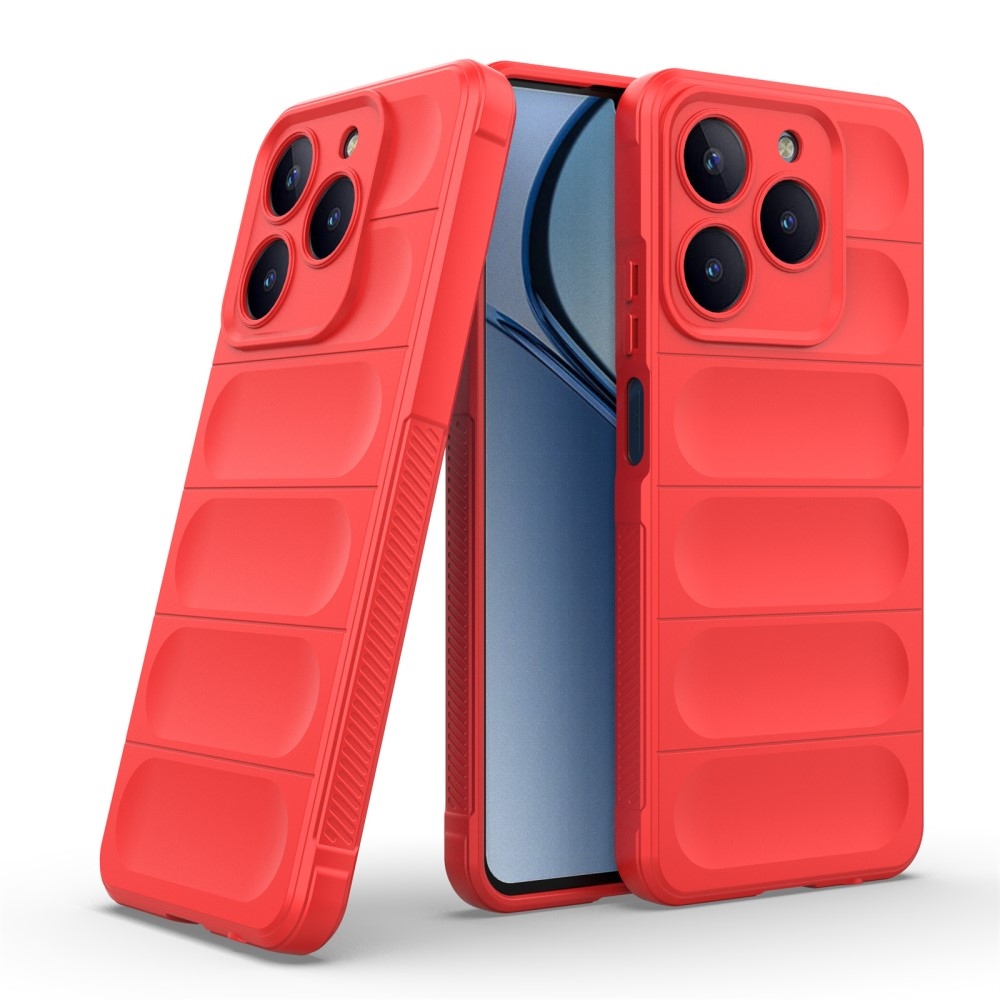 Rugg tartós zselés tok a Realme C61 készülékhez - piros