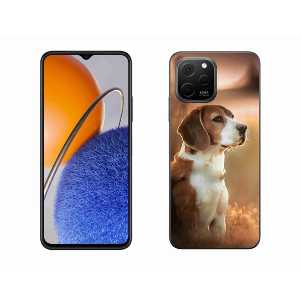 Gél borítás mmCase a Huawei Nova Y61 készülékhez - bézs színű