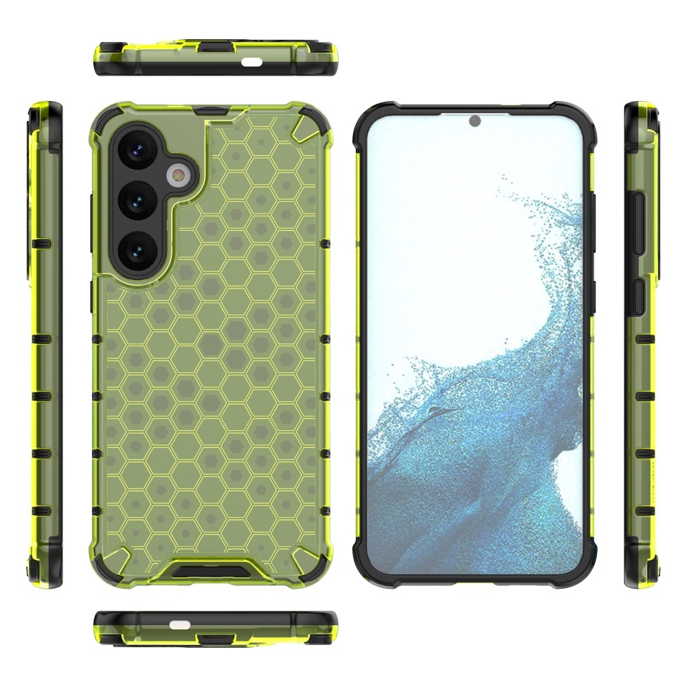 Mézédes tartós borító Samsung Galaxy S25+ készülékhez - zöld