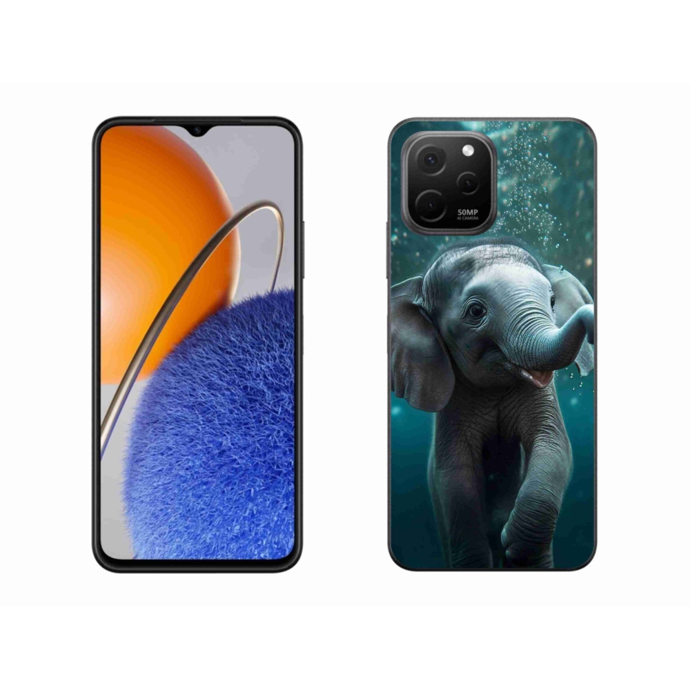Gél borítás mmCase a Huawei Nova Y61 készülékhez - elefánt a víz alatt