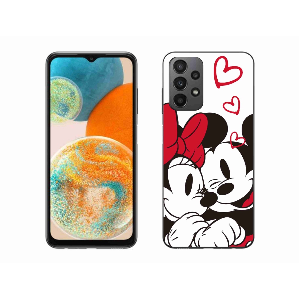 Zselés borítás mmCase Samsung Galaxy A23 4G/5G készülékhez - minnie és mickey