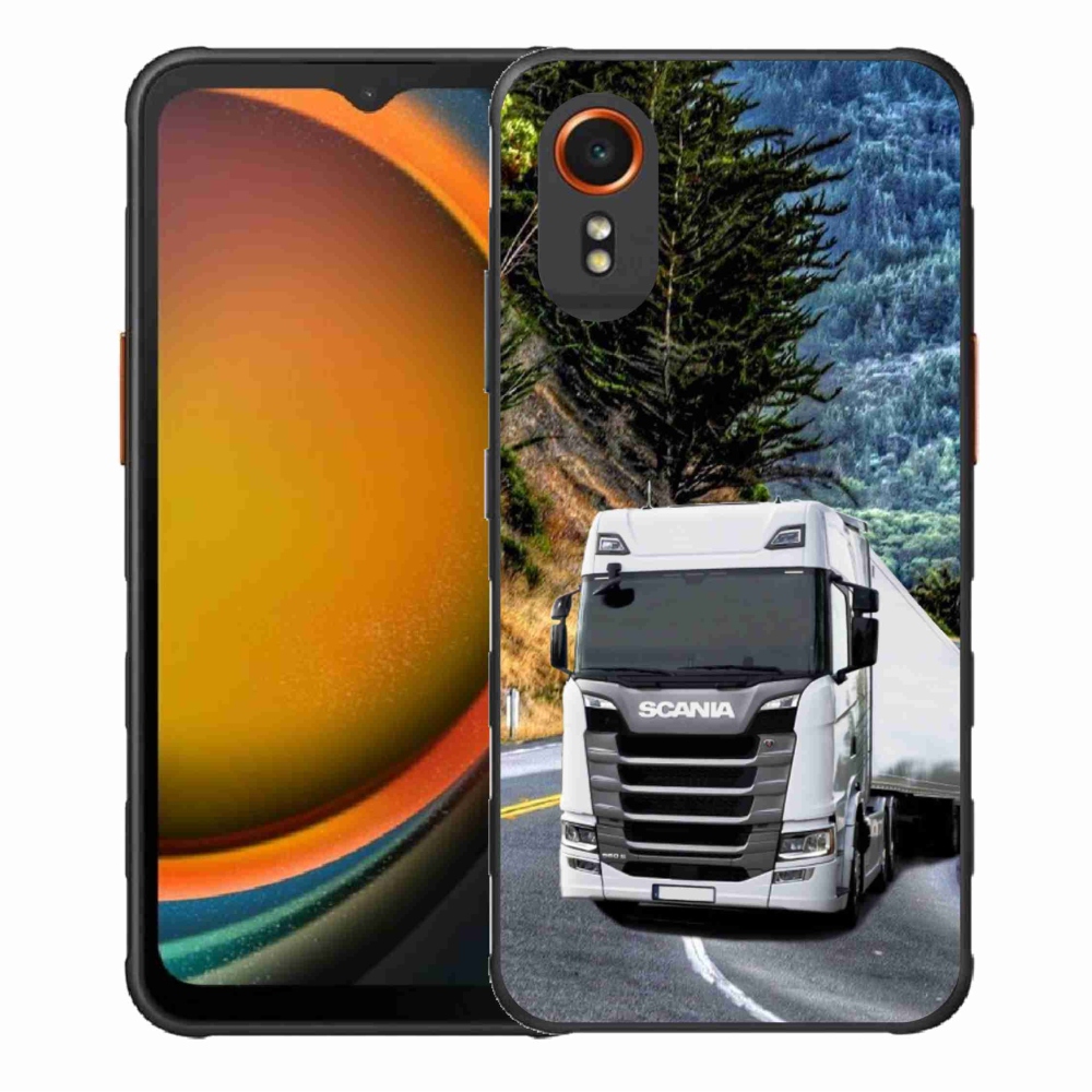 Gél borítás mmCase a Samsung Galaxy Xcover 7 készülékhez - teherautó 1