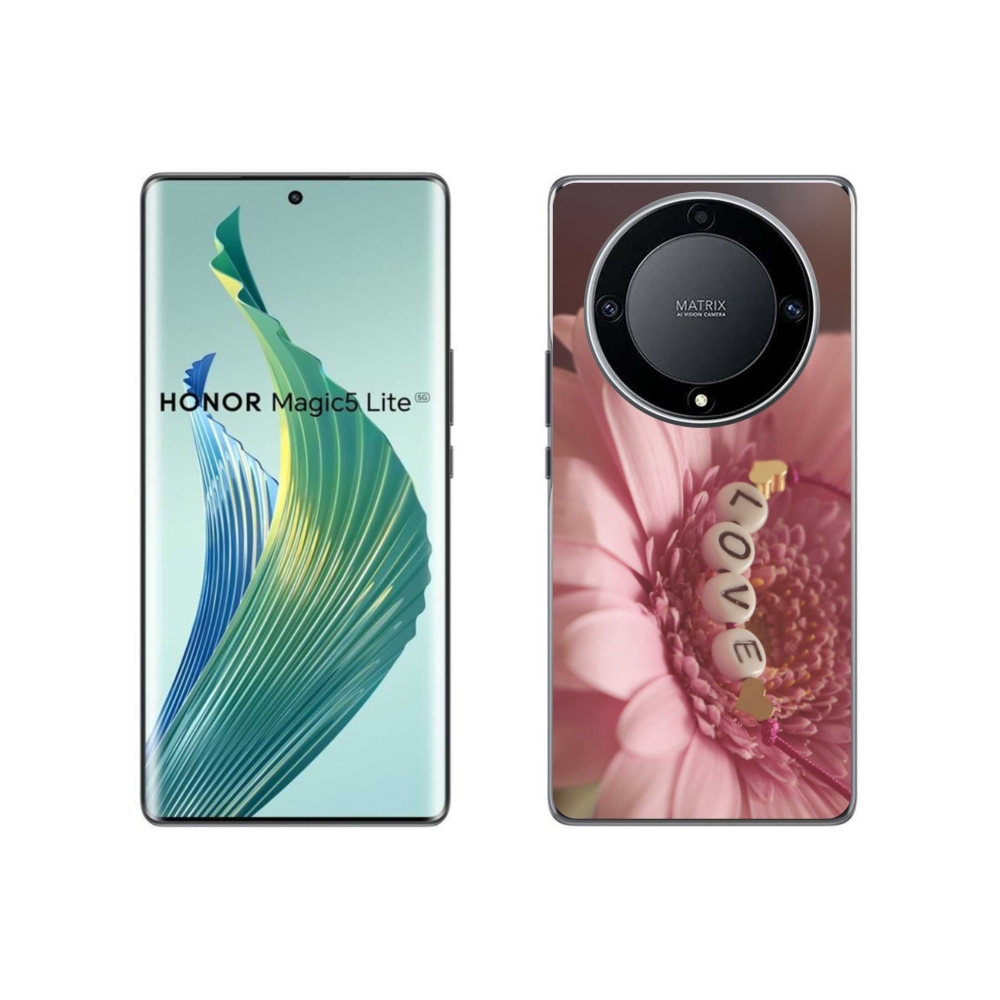 Gél borítás mmCase a Honor Magic 5 Lite 5G számára - függő szerelem