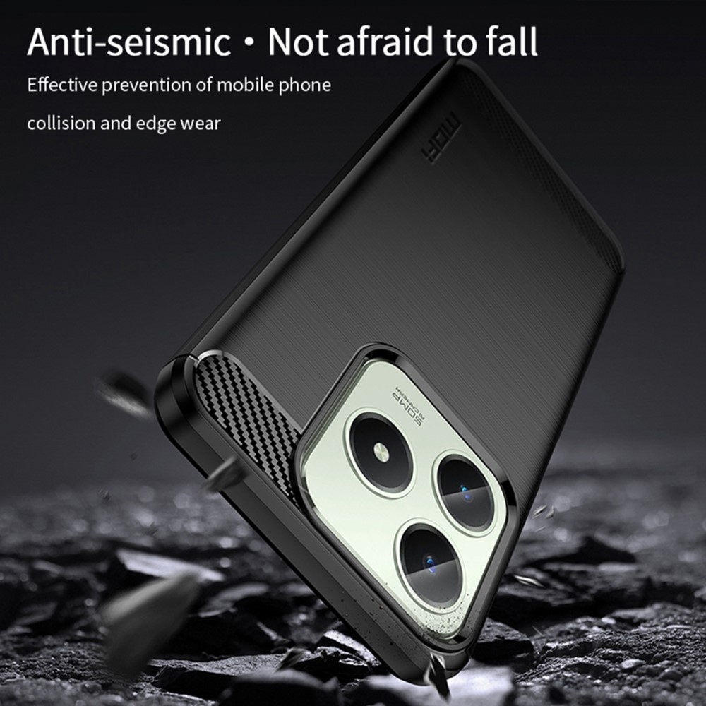 Szénálló zselés tok a Realme C61/C63 készülékhez - fekete