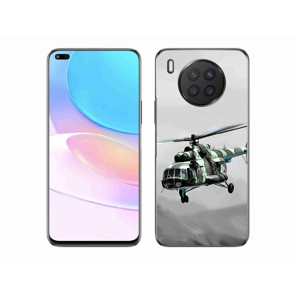 Zselés borítás mmCase a Honor 50 Lite-hoz - katonai helikopterhez