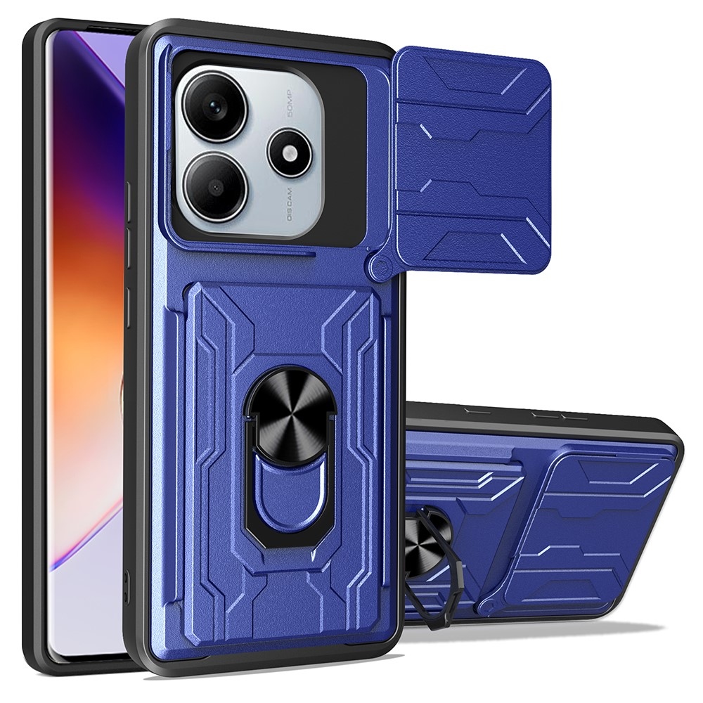 Csúszós, tartós borító Xiaomi Redmi Note 14 5G - kék