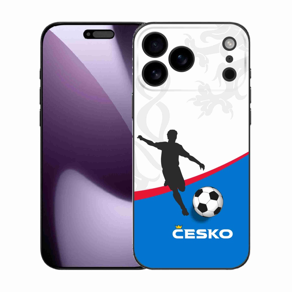 Gél védőburkolat mmCase iPhone 17 Pro Max készülékhez - futball Csehország 1