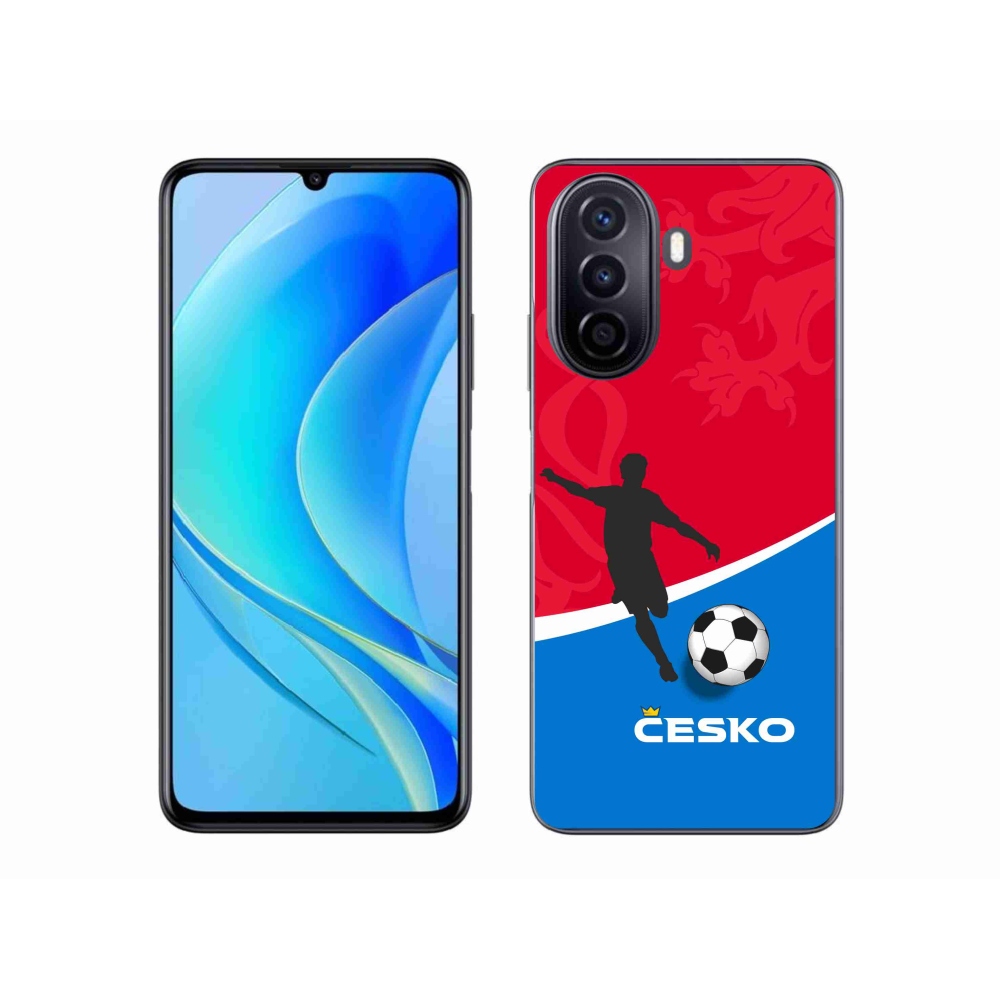 Gél borítás mmCase a Huawei Nova Y70 készülékhez - futball Csehország