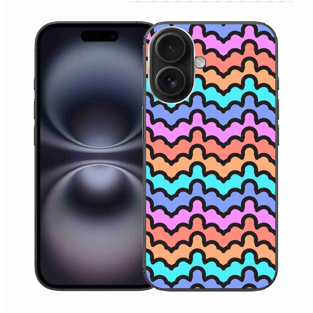 Gél borítás mmCase iPhone 16 készülékhez - absztrakt motívum 30