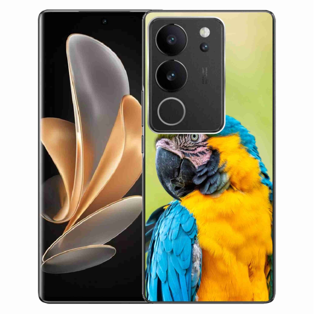 Gél tok mmCase a Vivo V29 5G készülékhez - parrot ara 2