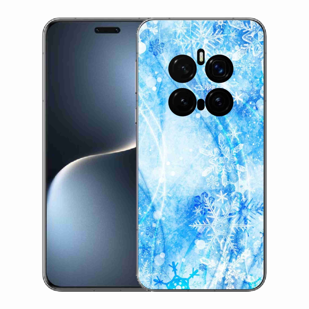 Zselés borítás mmCase a Honor Magic 7 Pro 5G készülékhez - hópelyhek