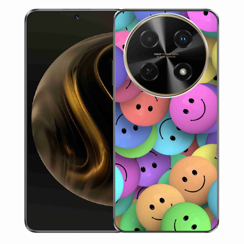 Gél borítás mmCase a Huawei Nova 12i készülékre - színes smiley-k