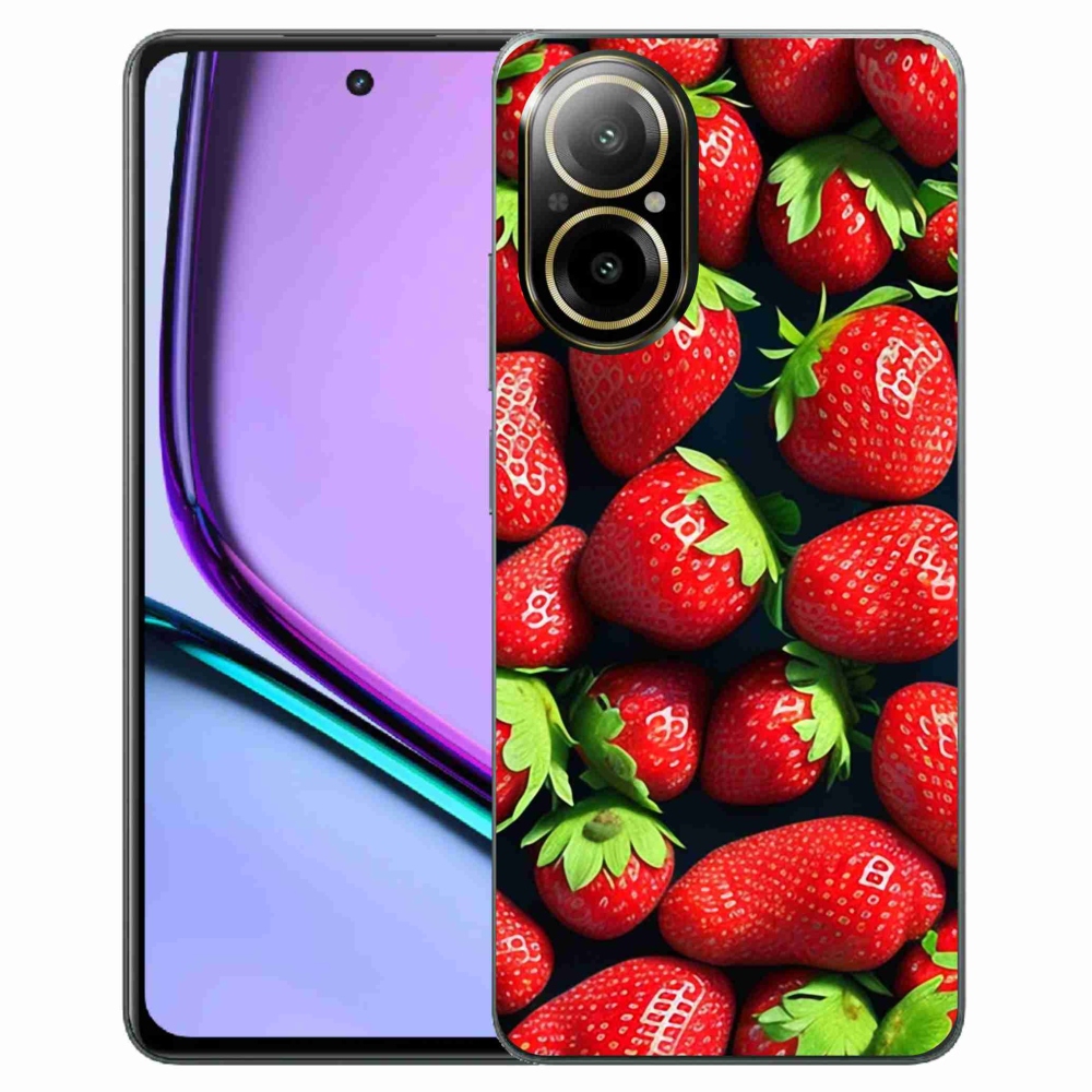 Zselés borítás mmCase a Realme C67 készülékhez - eper