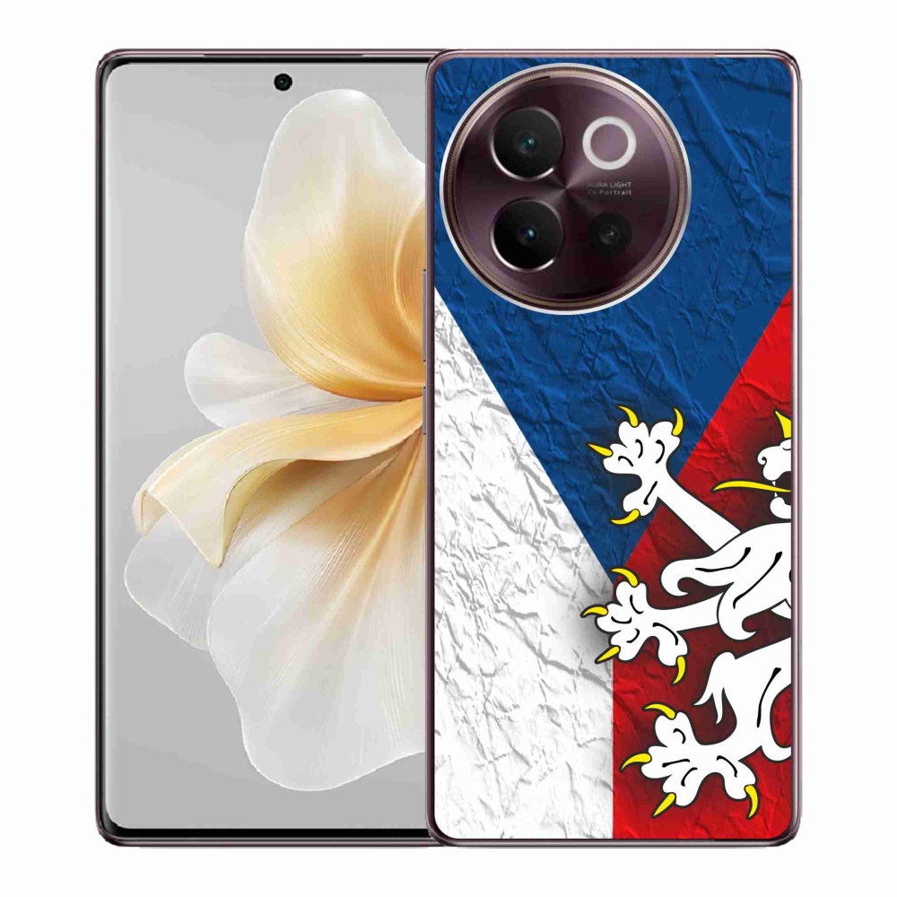 Gél borítás mmCase a Vivo V40 Lite 5G - cseh zászló 1
