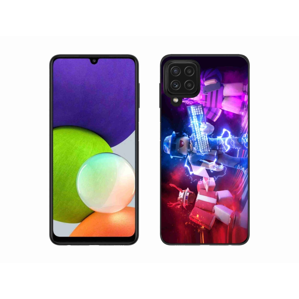 Gél borítás mmCase Samsung Galaxy A22 4G készülékhez - roblox