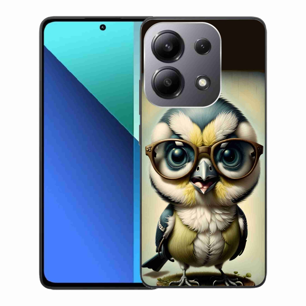 Gél borítás mmCase a Xiaomi Redmi Note 13-hoz - kölyök szemüveggel