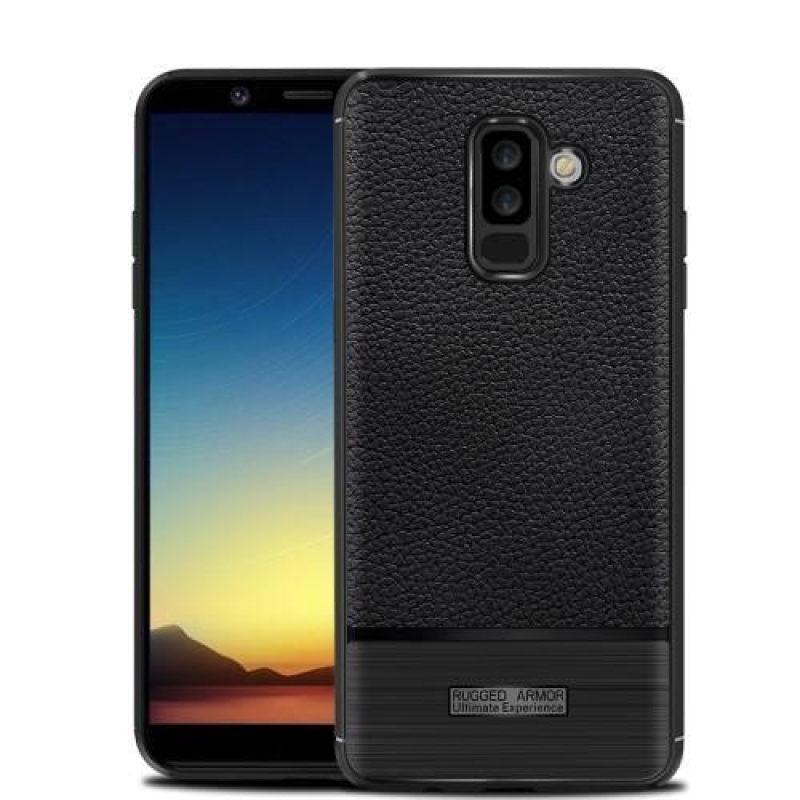 Dash tartós tok Samsung Galaxy A6 Plus készülékhez - fekete