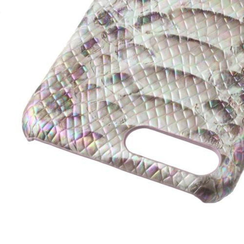 Dazzli valódi bőrrel borított műanyag tok iPhone 8 Plus és 7 Plus - szürke