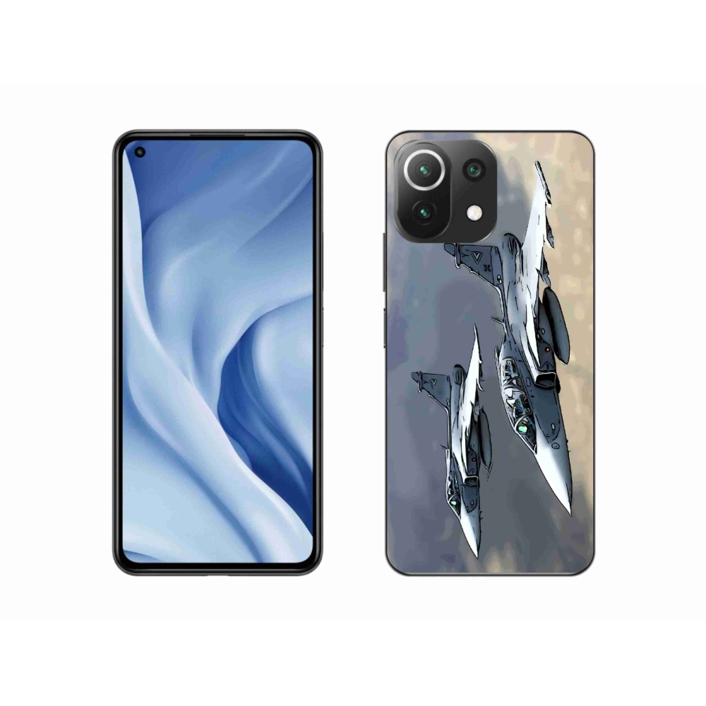 Gél borítás mmCase a Xiaomi Mi 11 Lite 4G/5G-hez - vadászgépek