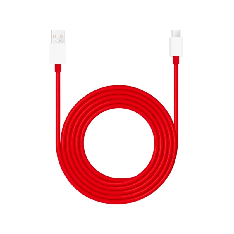 OnePlus SUPERVOOC Charge USB-A/USB-C adatkábel 10A 1,5m piros