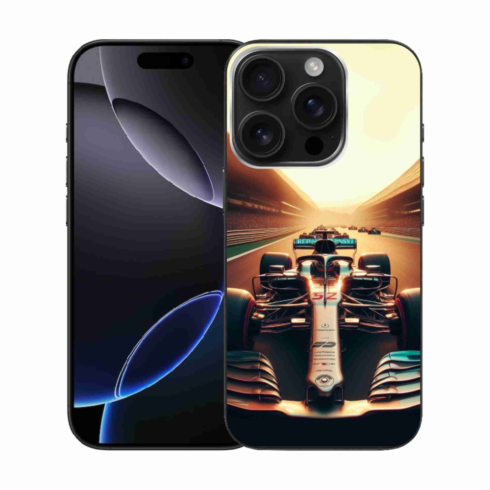 Zselés borítás mmCase iPhone 16 Pro készülékhez - formula 1