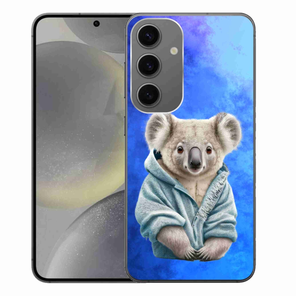 Gél védőhuzat mmCase Samsung Galaxy S24+ készülékhez - koala pulóverben