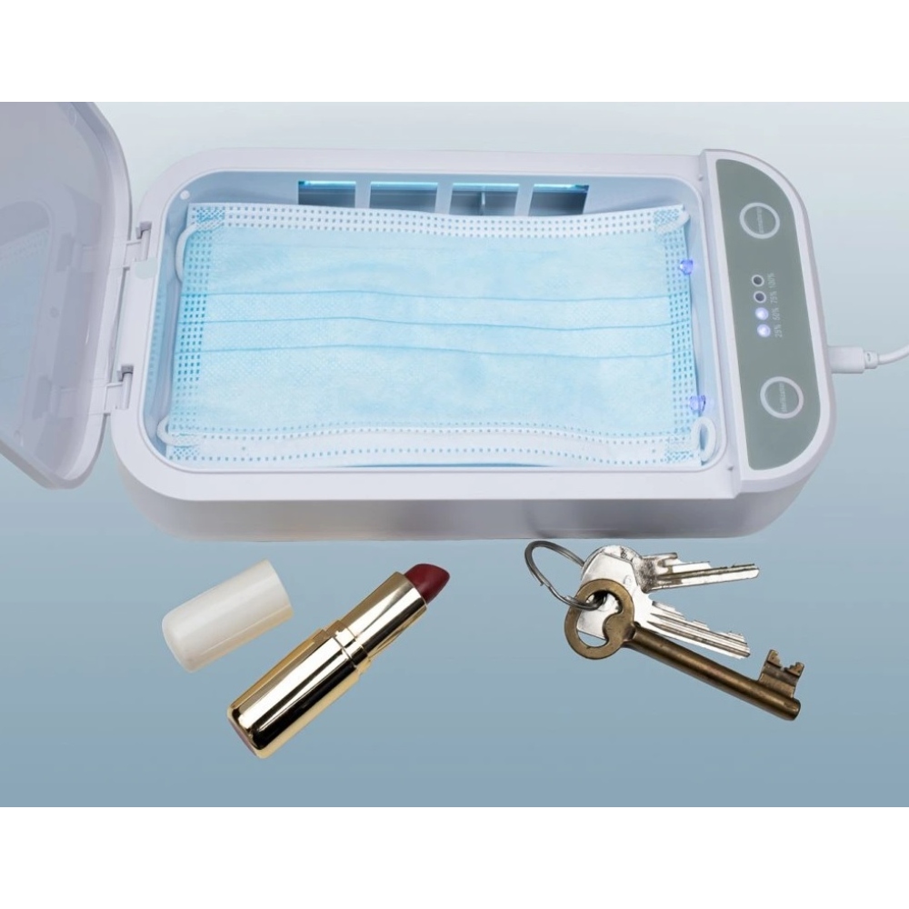 UV sterilizáló doboz mobiltelefonok és kisebb tárgyak számára