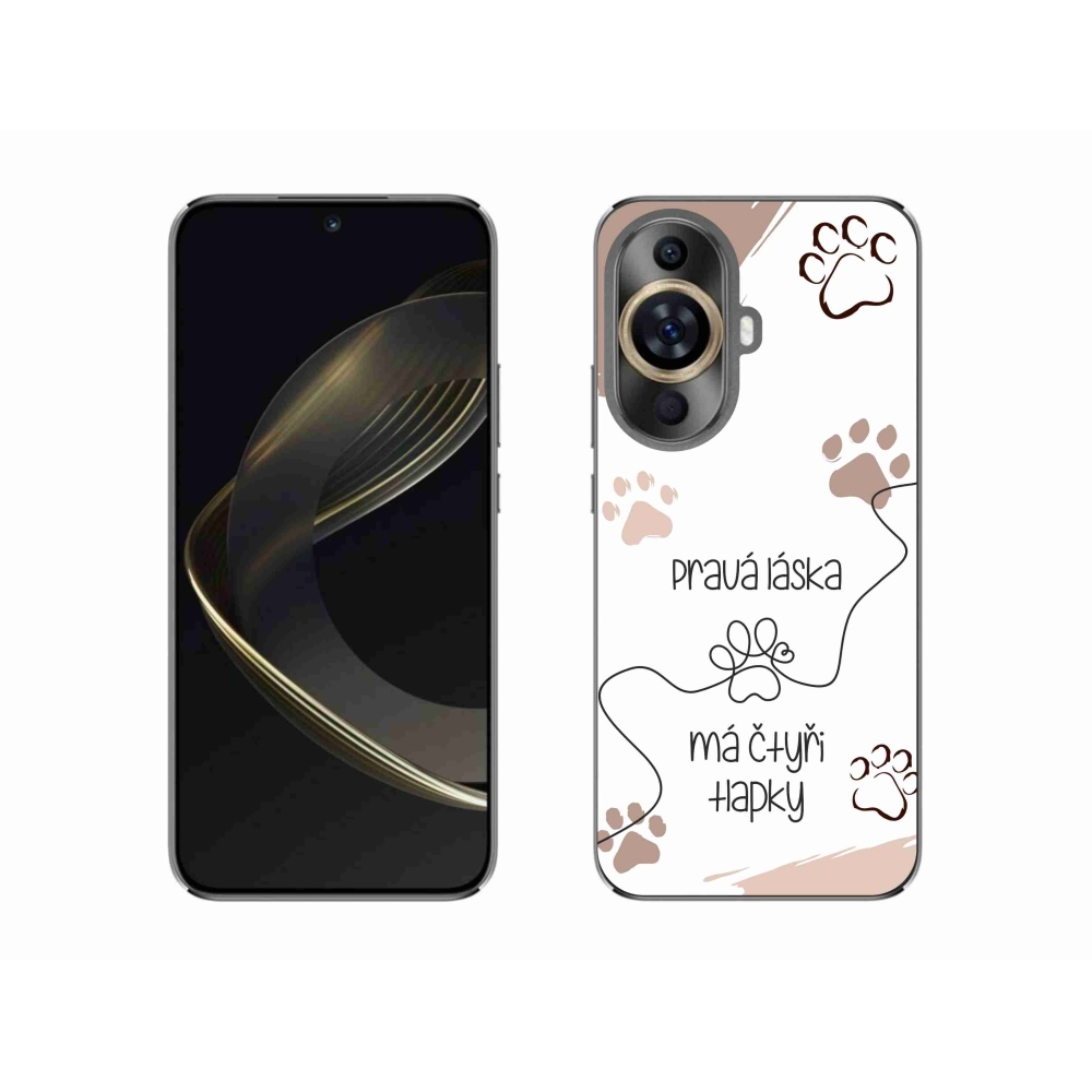 Gél borító mmCase a Huawei Nova 11 készülékhez - kutya motívum 1 fehér háttér