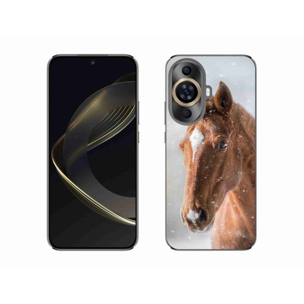 Zselés borítás mmCase a Huawei Nova 11-hez - barna ló 2