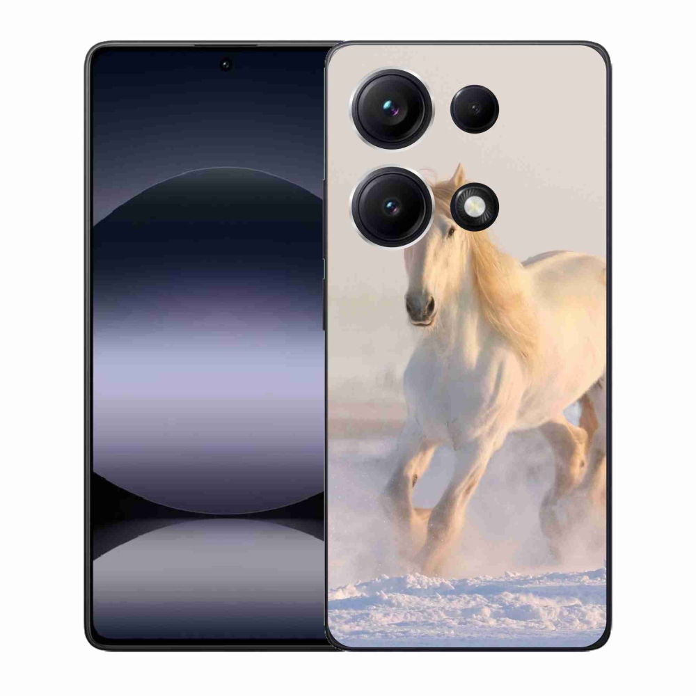 Gél borítás mmCase a Xiaomi Redmi Note 14S-hez - ló a hóban