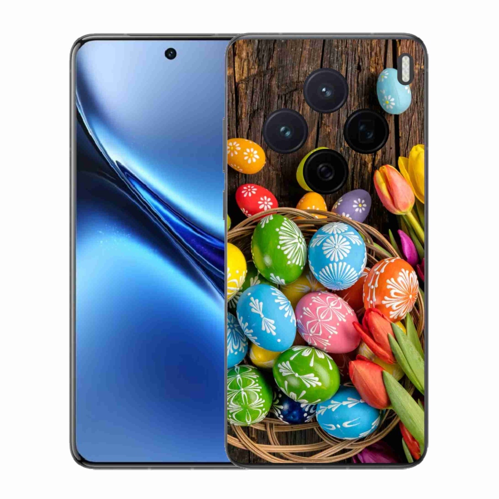 Zselés borítás mmCase a Vivo X200 5G készülékhez - Húsvéti tojás