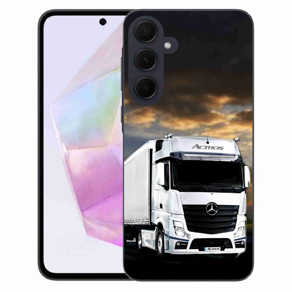 Zselés borítás mmCase Samsung Galaxy A35 5G - teherautóhoz