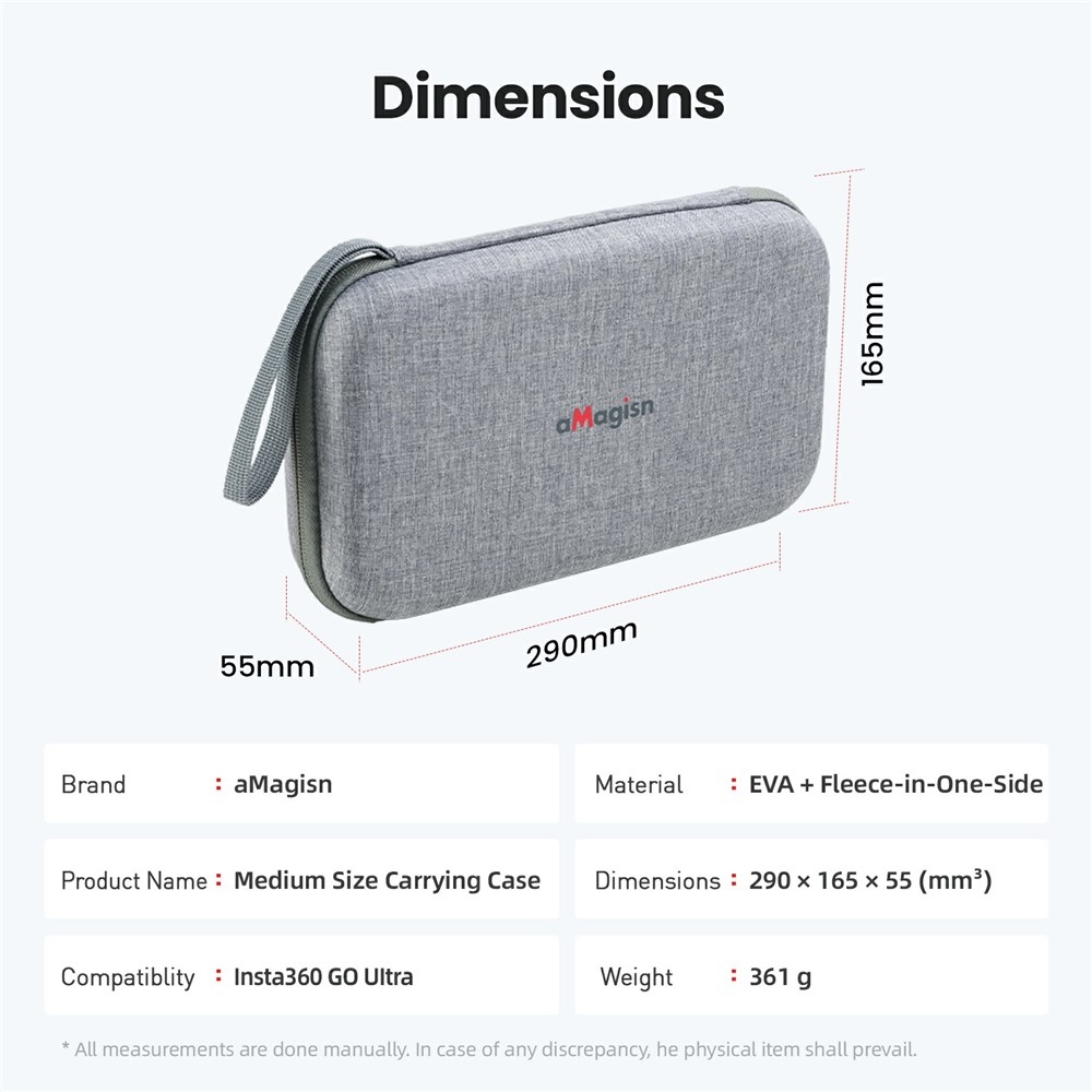 AMAGISN védőtáska Insta360 GO Ultra készülékhez