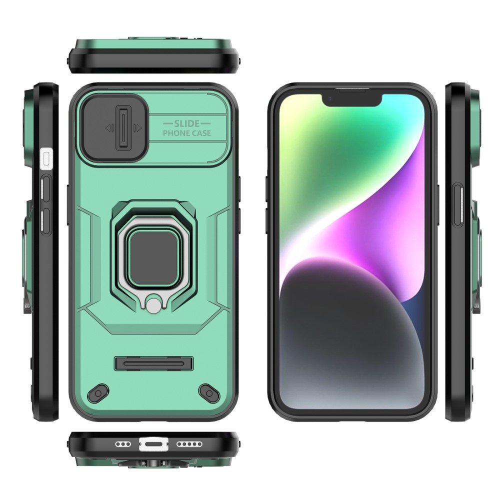 Ütésálló borítás iPhone 15 készülékhez - zöld