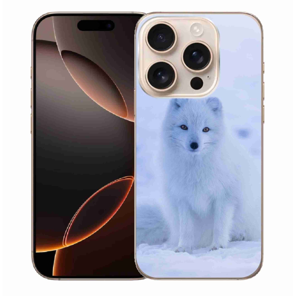 Zselés borítás mmCase iPhone 16 Pro Max készülékhez - polár róka