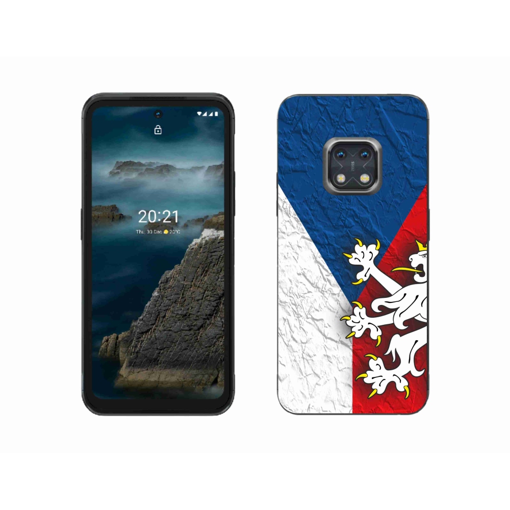 Zselés borító mmCase a Nokia XR20 készülékhez - cseh zászló 1