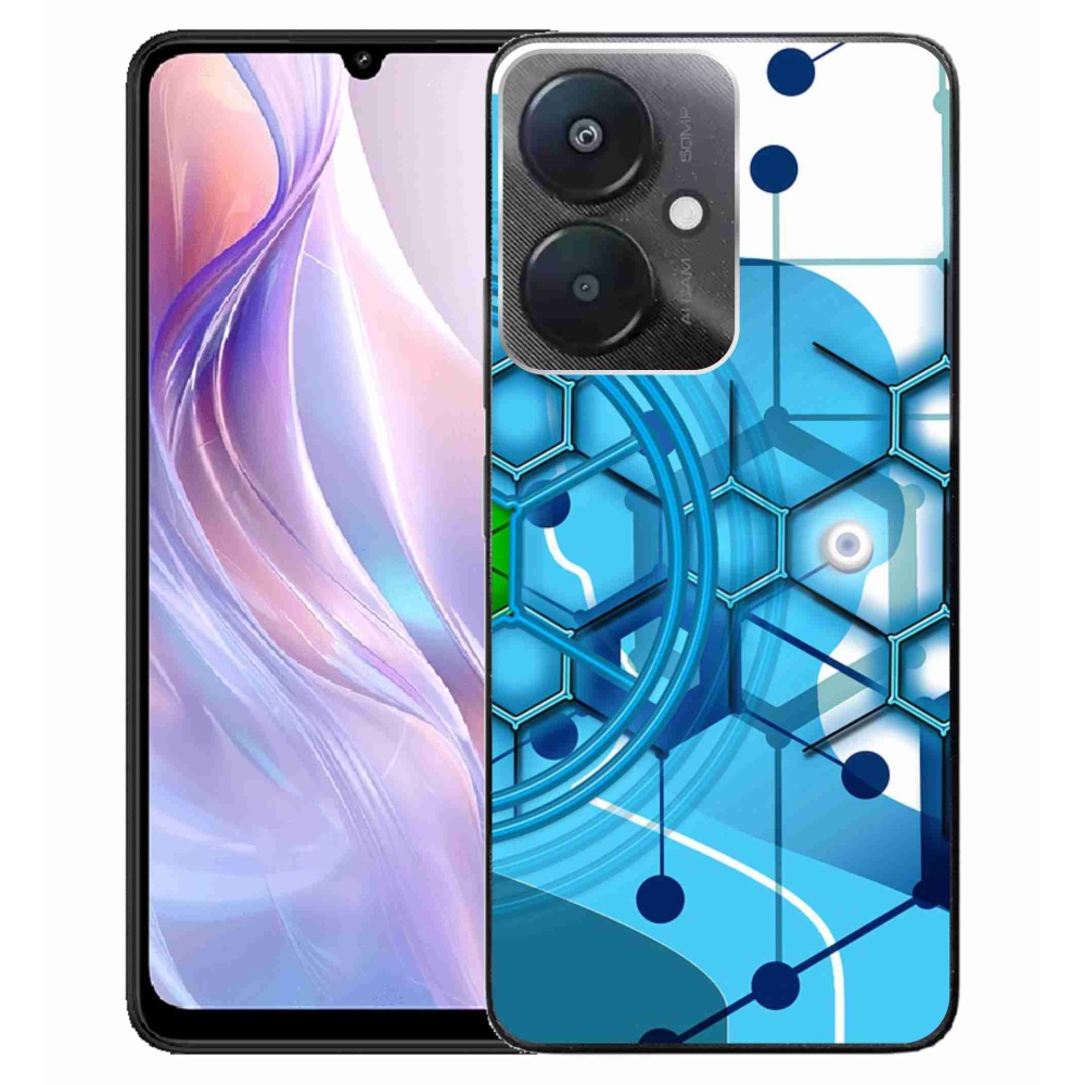 Gél borítás mmCase a Xiaomi Redmi 13C 5G számára - absztrakt minta 2