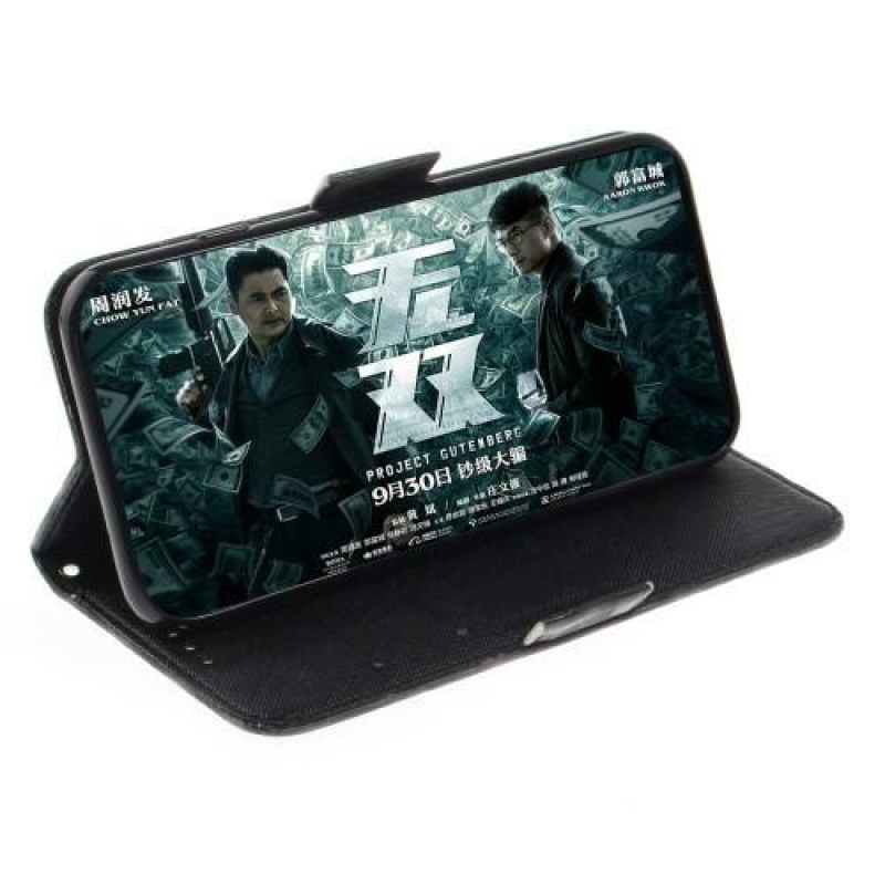 Dekor PU bőr pénztárca tok Sony Xperia 1 - panda