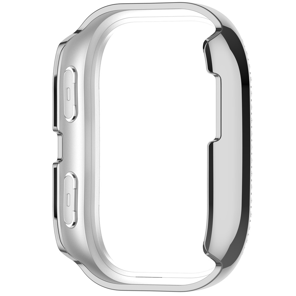 Decory műanyag, rácsatlakoztatható tok strasszokkal az Amazfit Bip 6-hoz – ezüst színű