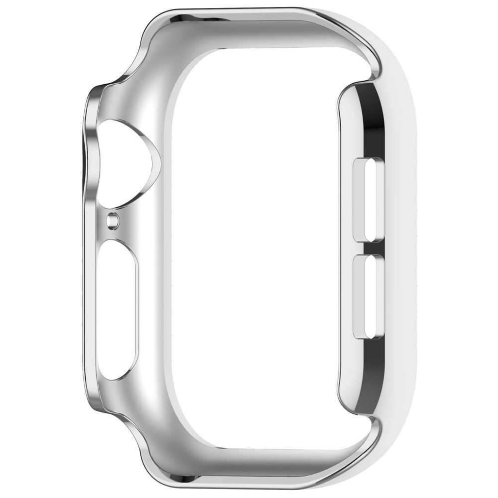 Decory műanyag, rácsatlakoztatható tok strasszokkal az Apple Watch 11/10 42 mm-es modellhez – ezüst színű