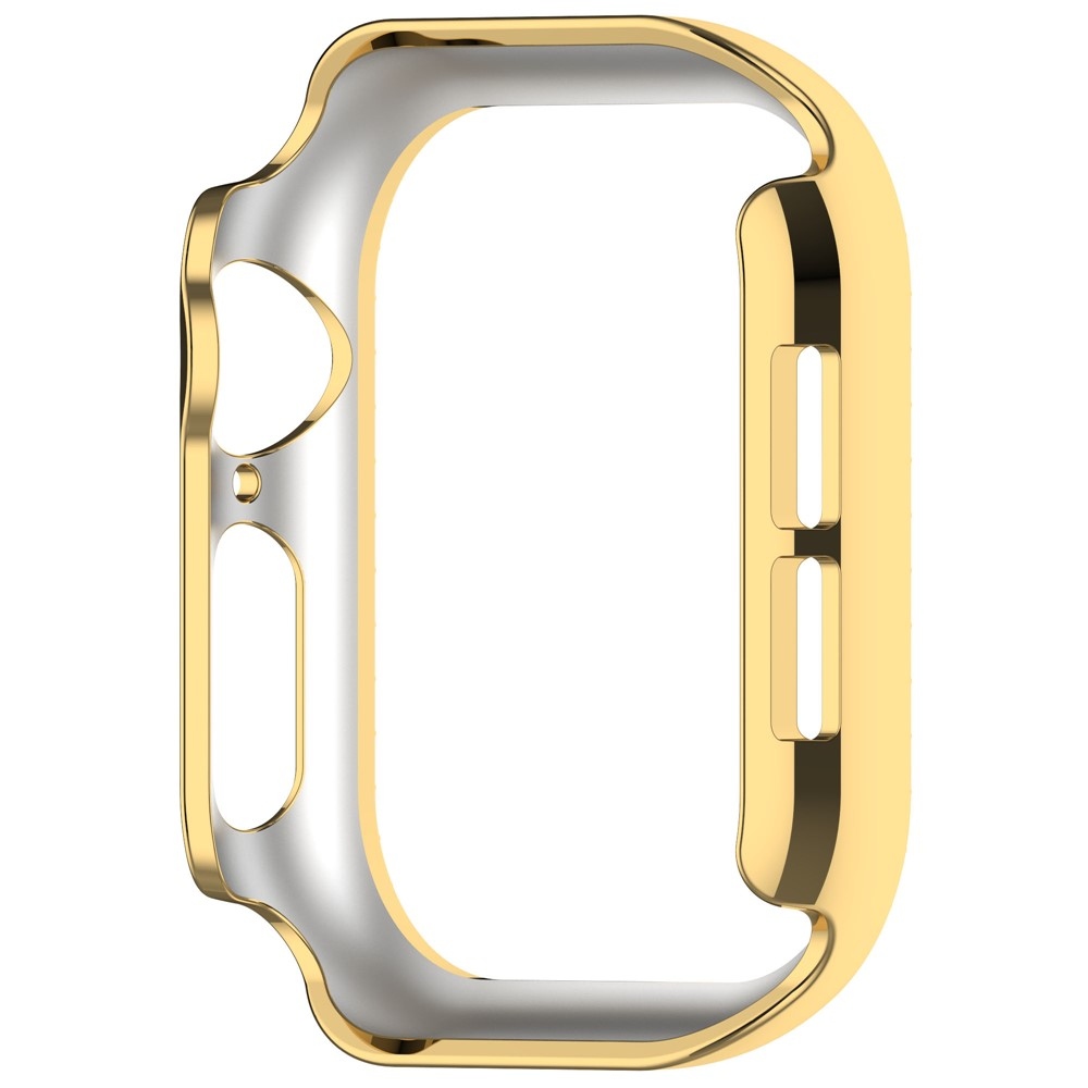 Decory műanyag, rácsatlakoztatható tok strasszokkal az Apple Watch 11/10 42 mm-es modellhez – arany