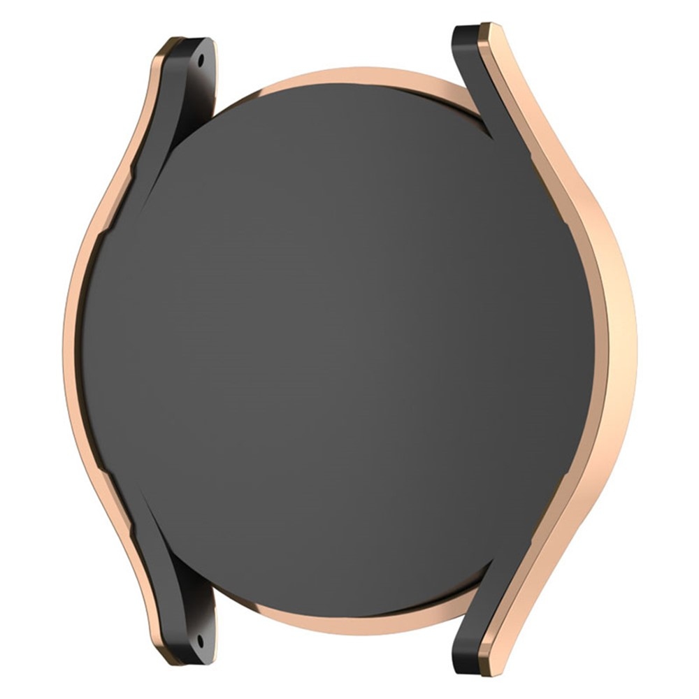 Decory műanyag, rácsatlakoztatható tok strasszokkal a Samsung Galaxy Watch7 44 mm-es modellhez – rózsaszín-arany